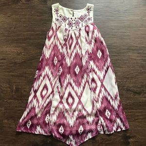 Embroidered Flowy Dress